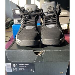 Jordan 8.5 Ol’ School‎ Black White Cool Grey 317223-013 Nice with Original Box